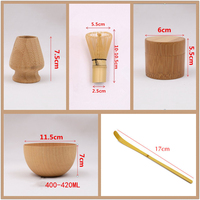 Ensemble de thé matcha japonais en bambou en gros, logo personnalisé, outil de cérémonie traditionnel fait main, écologique, durable, portable