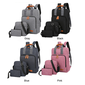 Mens Ba Lô Thiết Kế Đặc Biệt Phong Cách Không Thấm Nước USB Máy Tính Xách Tay Ba Lô 3 Trong 1 Trở Lại Trường Túi Ba Lô Thiết Lập - Product Image 3