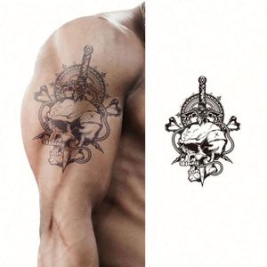 Tatuajes Temporales Personalizados con Logotipo de Diseño Personalizado, Resistentes al Agua y Removibles, Venta al Por Mayor - Product Image 1