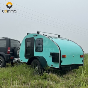Autocaravana Ligera, Casa Rodante Pequeña, Remolque Camper, Autocaravana Europea Móvil <span class=keywords><strong>con</strong></span> <span class=keywords><strong>Baño</strong></span> y Baca - Product Image 1