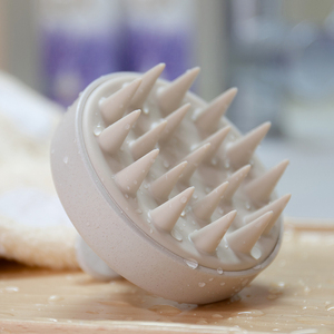 Silicone <b>Scalp</b> Massager Shampoo Hair <b>Brush</b> Wheat Straw <b>Scalp</b> Hair Shampoo <b>Brush</b> - Product Image 6