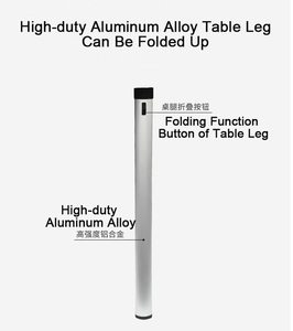 Table pliante murale AutoLiuma, accessoire de conversion d'intérieur pour <span class=keywords><strong>camping</strong></span>-<span class=keywords><strong>car</strong></span> et caravane - Product Image 5