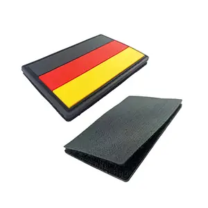 Compre agora à prova d' água país emblema gancho e laço de borracha bandeira personalizado logotipo chapéu pvc patches