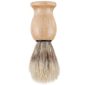 Brosse à barbe en bois massif avec poils en nylon de 5 cm de longueur pour les soins du visage et l'entretien de la barbe - Product Image 4