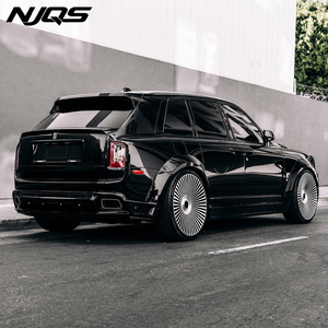 Jantes en alliage forgées sur mesure NJQS OEM de luxe à rayons, 18-22 pouces pour Mercedes BMW Audi <span class=keywords><strong>Urus</strong></span> C8 Nissan, nouvelles 5x127 5x120 5x114.3 - Product Image 5