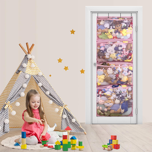 <strong>Transform</strong> Your Home Into Child-Friendly Haven Toy Organizers and <strong>Storage</strong> With Over the Door Hooks