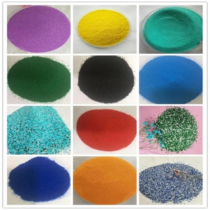 Peinture décorative de sablier multicolore moderne Peinture de sable de sol de mur extérieur à bas prix Minéraux non métalliques brûlés fins - Product Image 5