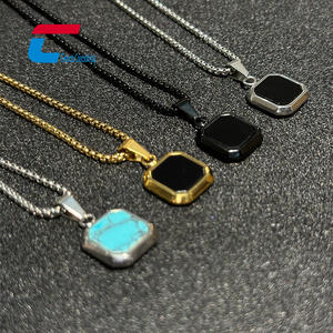 สร้อยคอสมาร์ท NFC สีทอง ดำ เงิน จี้รูปไม้กางเขน เครื่องประดับพร้อม NFC - Product Image 1