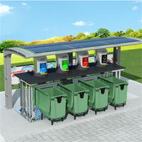 Système de Conteneurs Souterrains pour la Collecte des Déchets, Système de Stockage Souterrain des Déchets, Gestion des Déchets, Collecte de Poubelles de Jardin