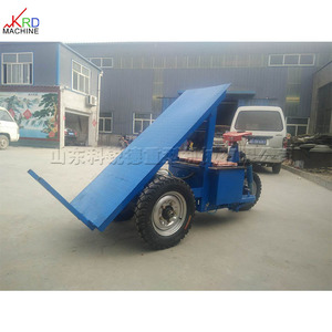 <b>Flatbed</b> Brick Pulling <b>Truck</b> Hand Operated Self Unloading Transportation Kiln Factory Carrier Construction Brick Du - Product Image 4