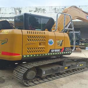 Excavadora hidráulica de cadenas usada SANY SY95C de 9 toneladas, segura y confiable, con certificación EPA y CE, modelo sy95, con cuchilla para excavación en jardines y granjas. - Product Image 4