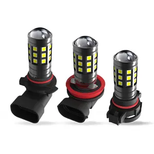 JIACHI מפעל סופר בהיר H11 3030 שבב 27SMD רכב Led הנורה 12V 24V 2700LM אוניברסלי אוטומטי 9005 9006 5202 Led ערפל אור