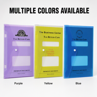 Carpeta de Archivo de Impuestos UIOWIO Personalizada, Carpeta Organizadora de Impuestos para Mantener los Archivos de Impuestos y Documentos Organizados