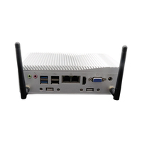 Nuevo Mini PC Industrial sin Ventilador de 8.ª Generación con 2 LAN, 6 RS422 COM, Intel Core Kaby Lake I3 8130u, Soporte para SSD y RTC Watchdog