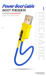 Ligne de démarrage mécanique IBoot Box pour IPhone 11 11 Pro Max 12 12 Pro Max <span class=keywords><strong>Mini</strong></span> <span class=keywords><strong>13</strong></span> Service téléphonique alimentation cc câble de <span class=keywords><strong>test</strong></span> actuel - Product Image 2