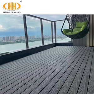 Prix de gros Revêtement de sol en Wpc Planches de terrasse en teck massif sans <span class=keywords><strong>entretien</strong></span> Revêtement de sol extérieur co-extrudé en vente - Product Image 1