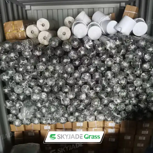 Vente en gros de tissu de paysage tissu anti-herbe synthétique PP tapis de contrôle des <span class=keywords><strong>mauvaises</strong></span> <span class=keywords><strong>herbes</strong></span> de jardin application sportive en gros de <span class=keywords><strong>gazon</strong></span> artificiel - Product Image 2