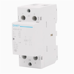 Chint magnético do contator 2polo modular 4p 20A 25amp 40a 63A 24V AC 220v 230V magnético NCH8 - Product Image 1