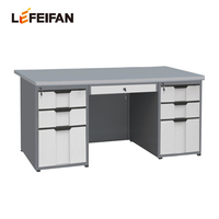 Table d'ordinateur modulaire en acier laminé à froid pour usage domestique/bureau, design moderne, mobilier commercial