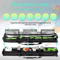 Nouveau sac de ski et de snowboard professionnel pour homme, personnalisé, à double roulettes, multi-poches, fermeture à scratch, accessoire de ski d'hiver