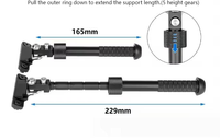 Support de tir universel rétractable de 9 pouces pour simulateur de tir V8, trépied de haute qualité pour l'extérieur