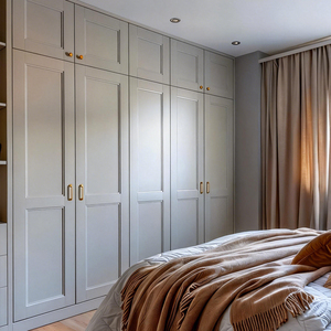 Meubles de chambre à coucher personnalisés BALOM, armoire en <span class=keywords><strong>bois</strong></span>, placards, armoires intégrées, armoires de rangement pour vêtements - Product Image 3