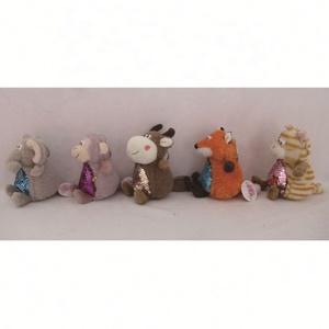<span class=keywords><strong>Amazon</strong></span> New Product Plush Toy Keyring Animal Octopus Pom Pom Keychain - Product Image 1