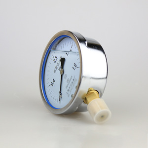 YN-100 Shock Resistant Pressure <b>Gauge</b> 100mm 1.6MPa Analog Shanghai Made - Product Image 2