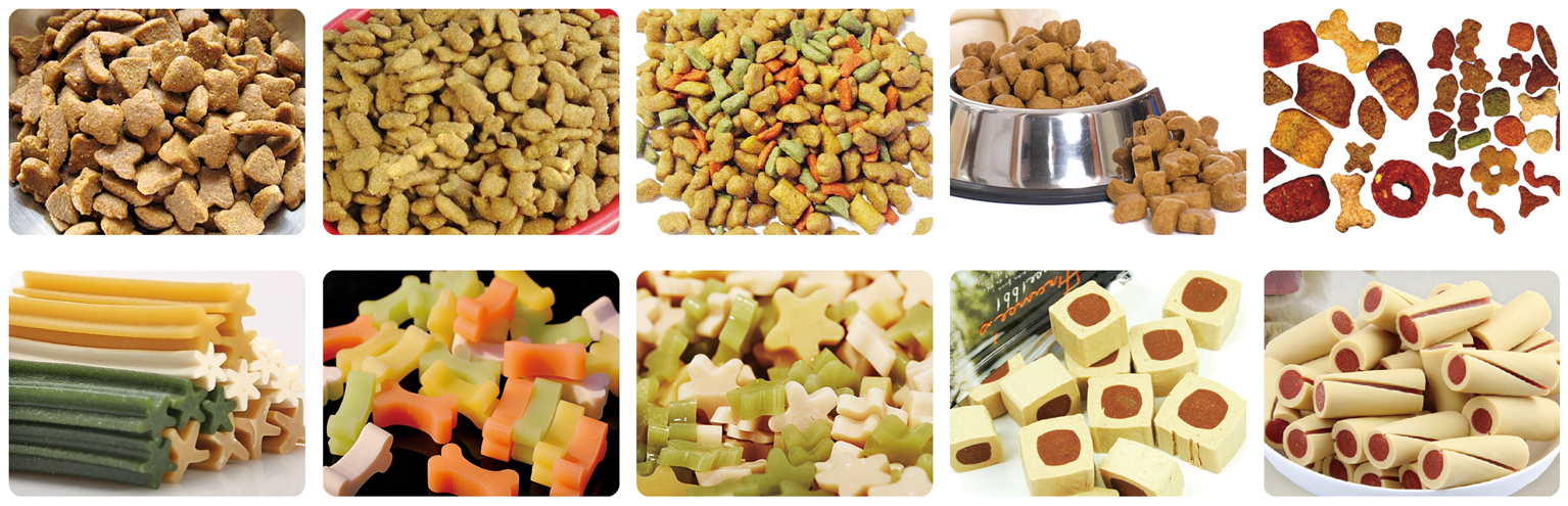 Automatic 70kw Oem Dry Pet Food Production Line Big Capacity