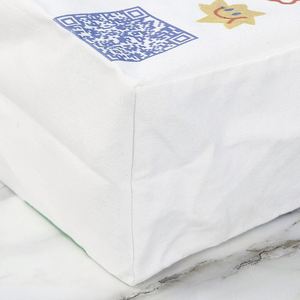 Bolsa de Lona Personalizada con Logotipo al por Mayor, Bolso de Mano de Gran Capacidad con Diseño de Dibujos Animados, Bolso de Hombro de Lona a la Moda - Product Image 3
