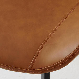 Chaises de salle à manger modernes et confortables en cuir et tissu pour un ensemble de salle à manger de luxe pour la maison, l'hôtel et l'appartement - Product Image 5