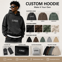 Sweat-shirt à capuche en molleton 100 % coton de qualité supérieure pour homme, coupe décontractée, teinture unie, vêtements personnalisés, marque privée, fabrication OEM