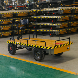 Heavy Duty 4-Wheel Electric <strong>Mover</strong> Steel Platform Flatbed Truck Cart for Home Furniture Transportation Shopping Tools <strong>Storage</strong> - Product Image 4