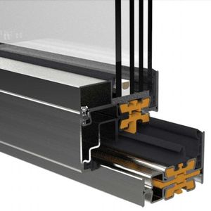 Hợp kim nhôm hồ sơ lạnh phòng trượt khung cửa Phụ kiện cách nhiệt không thấm nước Trung Quốc Thương hiệu hàng đầu phần cứng dễ dàng vít - Product Image 5