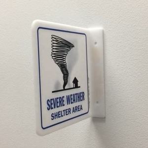 Prezzo di fabbrica durevole acrilico "AED" segno sporgente 3D plastica AED segnale di avvertimento di sicurezza Poster - Product Image 6