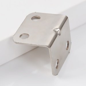 Nickel-Plated Iron 3410 Angle Iron 90-Degree Angle <strong>Bracket</strong> for <strong>Shelf</strong> Support <strong>L</strong>-<strong>Shaped</strong> <strong>Bracket</strong> for Table Chair Fixing <strong>Brackets</strong> - Product Image 3