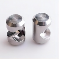 Maßgefertigte 19*30mm Edelstahl 304 Passivierte CNC-Bearbeitete Drehteile Hammer-/Dübel-/Zylindermuttern mit Auto-Spaltclip