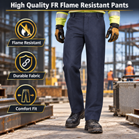 Pantalon de travail ignifuge personnalisé, résistant aux flammes, en meta-aramide, antistatique, vêtements de sécurité industrielle