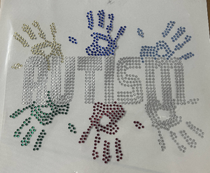 Motivo Termoadesivo Personalizzato a Forma di Cuore con Strass per Decorazione Magliette - Product Image 5