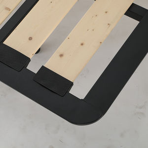 Telaio del letto King size tubo di acciaio nero in legno massiccio lamella di <span class=keywords><strong>base</strong></span> del <span class=keywords><strong>materasso</strong></span> in metallo - Product Image 6