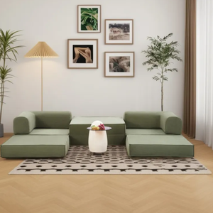 Factory <strong>Price</strong> Household Living Room Fabric Three Person Modular Compressible <strong>Air</strong> Couch <strong>Sofa</strong> <strong>Bed</strong> - Product Image 2