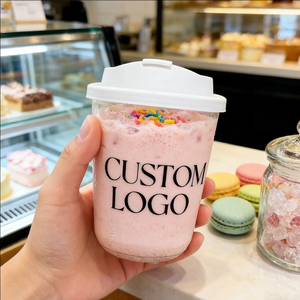 Gobelets à café en plastique transparent jetables à paroi simple 9oz 16oz 90mm de diamètre Gobelets personnalisés en PP pour le café - Product Image 6