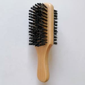 แปรงหวีผมไม้มหัศจรรย์เป็นมิตรกับสิ่งแวดล้อมขนาดกะทัดรัดขนแปรงคู่แบบแข็ง/ปานกลาง/อ่อน360สำหรับร้านทำผมที่บ้าน - Product Image 4