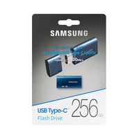 Clé USB Samsung authentique 512 Go en métal, jusqu'à 400 Mo/s en lecture, interface USB Type-C, résistante aux chocs, pour téléphones et tablettes