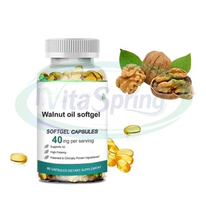 Cápsulas Blandas de Aceite de Nuez Ausreson OEM, Suplementos Alimenticios, 1000 mg, Aceite de Nuez a Granel - Product Image 1