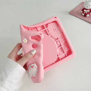 Ốp silicon xoay cho iPad 10.2 inch, iPad Air 2019, Ốp silicon hoạt hình dễ thương cho iPad Mini 2 3 4 5 6 - Product Image 6