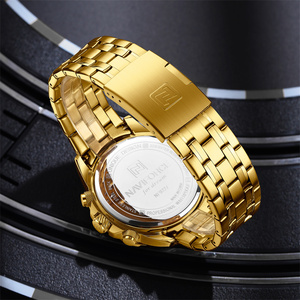 Naviforce 9227 nf9227 kinh doanh thạch anh Đồng hồ đeo tay đồng hồ thép không gỉ Đồng hồ chống thấm nước người đàn ông Chronograph Relogio Masculino - Product Image 6