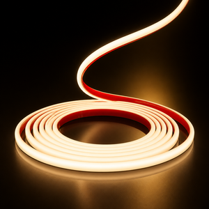 Bande lumineuse LED COB 220V 100m IP67 étanche en silicone sans pilote pour extérieur, jardin, clôture, décoration de Noël et de fête - Product Image 1