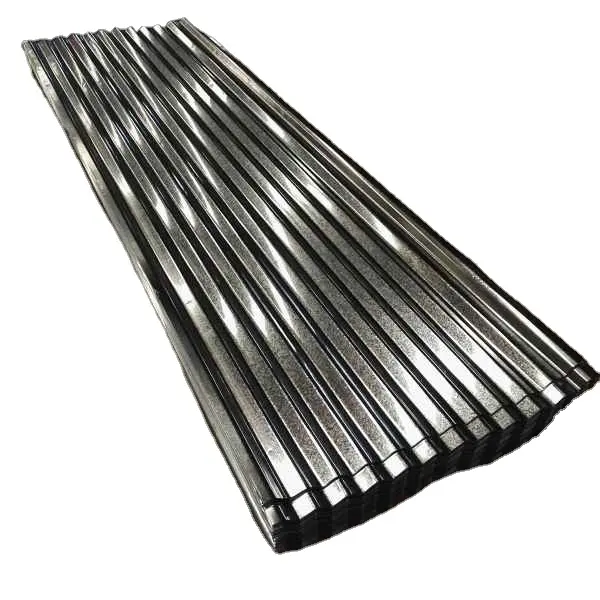 Tegole in acciaio ondulato goffo 4ft x 16ft 35 fogli di ferro 0.4mm 24 gauge scuotono pannelli metallici per tetti