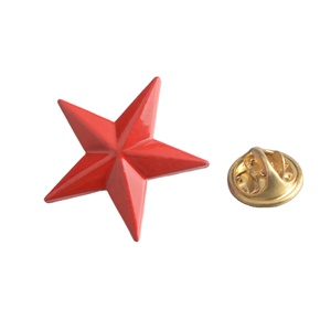 Vintage soviético 3D Estrella Roja emblema Metal solapa pines insignias broches recuerdos regalo personalizado sombrero PIN - Product Image 1